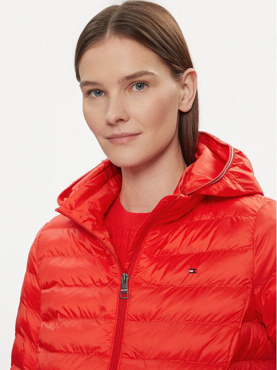 Tommy Hilfiger Tommy Hilfiger Kurtka przejściowa WW0WW38927 Czerwony Regular Fit
