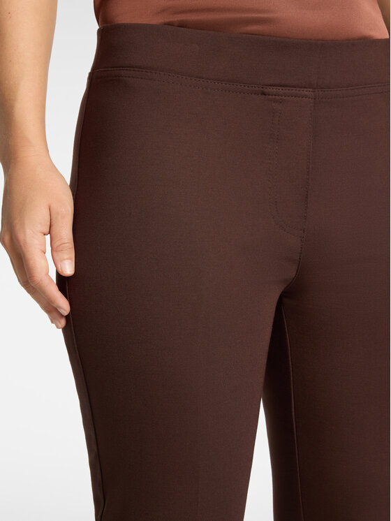 Elena Mirò Elena Mirò Spodnie materiałowe P811Z000209N058 Brązowy Slim Fit