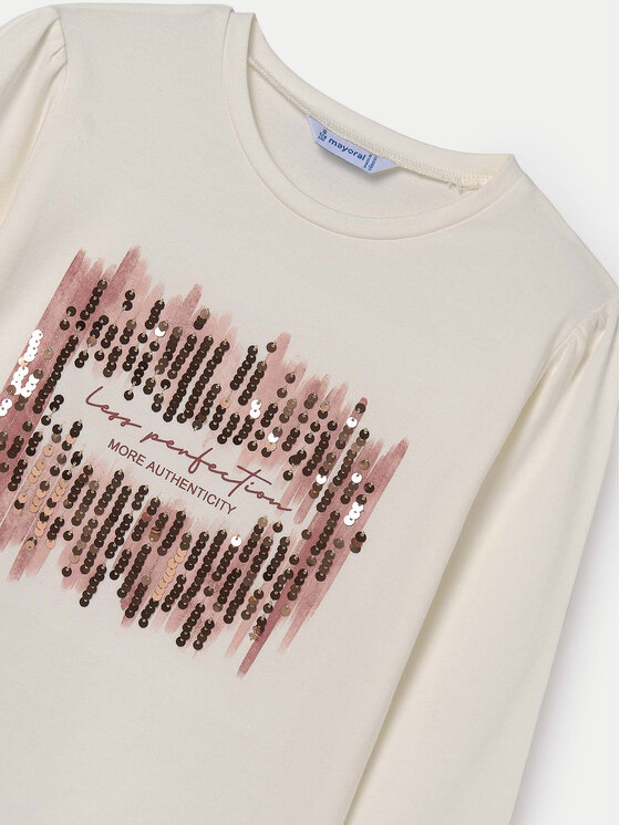 Mayoral Mayoral Bluse 7003 Écru Regular Fit