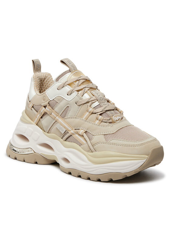 Buffalo Buffalo Sneakers Triplet Hollow 1630352 Beige
