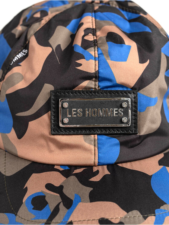 Les Hommes Les Hommes Kšiltovka LLA635-286U | Basseball Cap with Metal Logo Černá