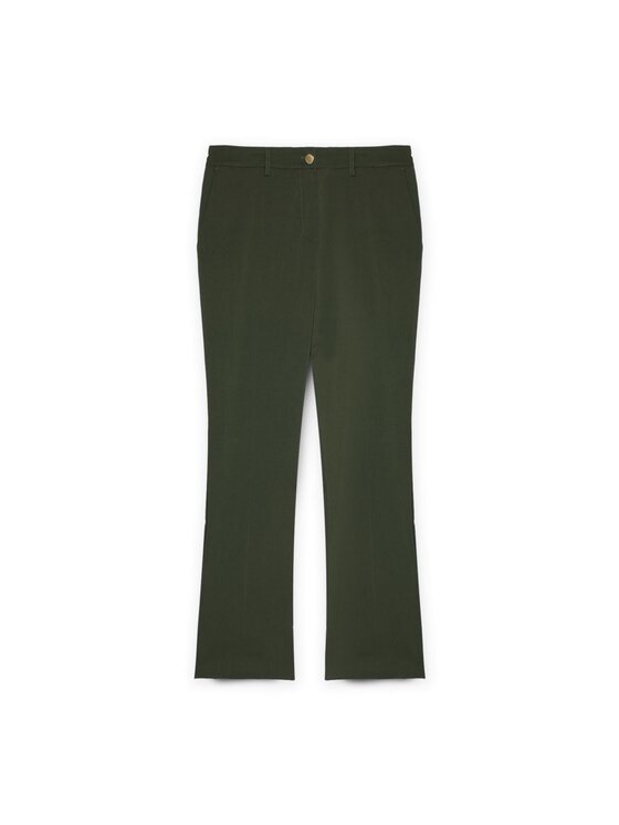 Fiorella Rubino Fiorella Rubino Pantaloni di tessuto P145L102148N035 Verde Regular Fit