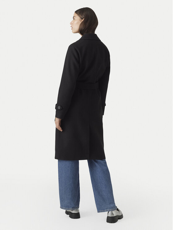 Vero Moda Vero Moda Демісезонний плащ Fortuneaya 10289870 Чорний Regular Fit