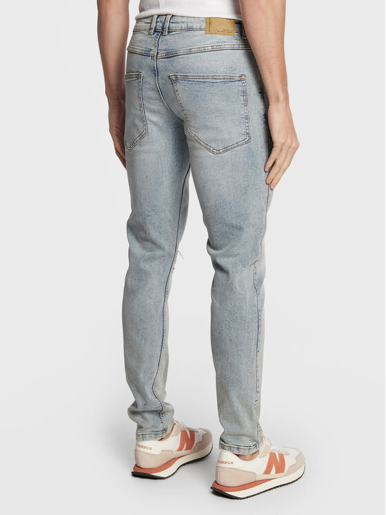 Jeans Stockholm Destroy 217110 Blu Slim Fit