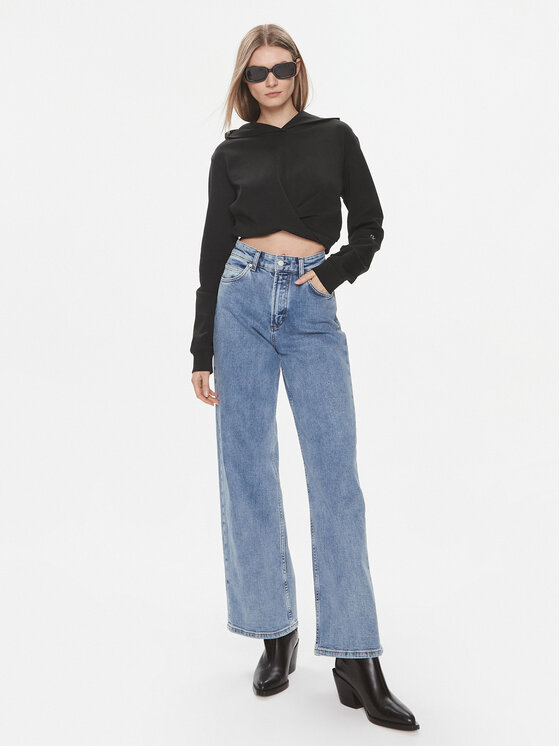 Calvin Klein Jeans Calvin Klein Jeans Bluza J20J222551 Czarny Regular Fit