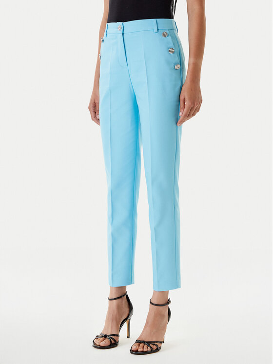 Morgan Morgan Chinos 251-PKY.F Türkizkék Slim Fit
