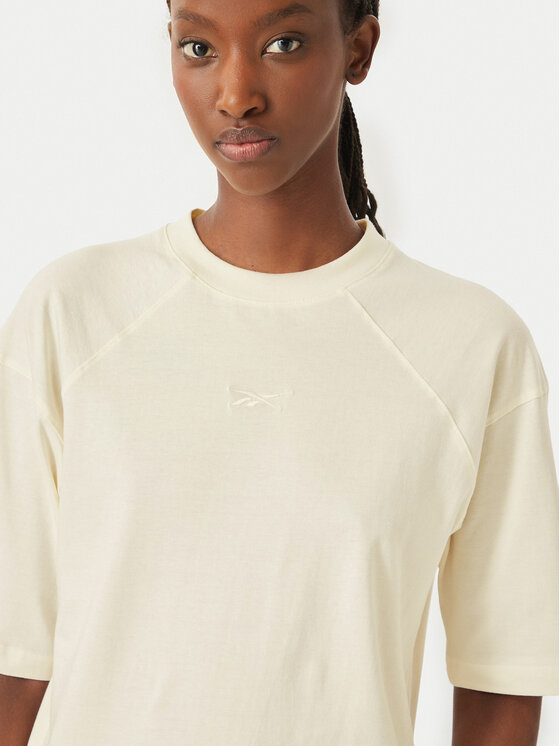 Reebok Reebok T-Shirt Reebok X Ewa Chodakowska Mila RK25977CCW Beżowy jasny Regular Fit