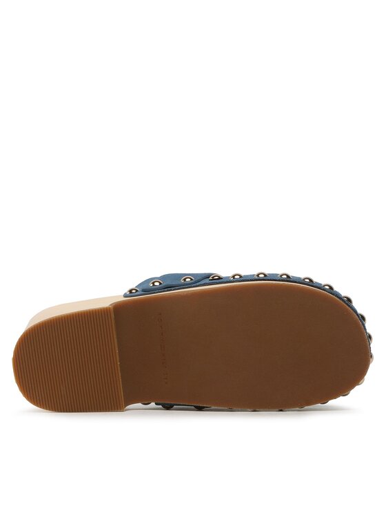 Tommy Hilfiger Tommy Hilfiger Klumpa Th Clog Suede FW0FW07171 Kék