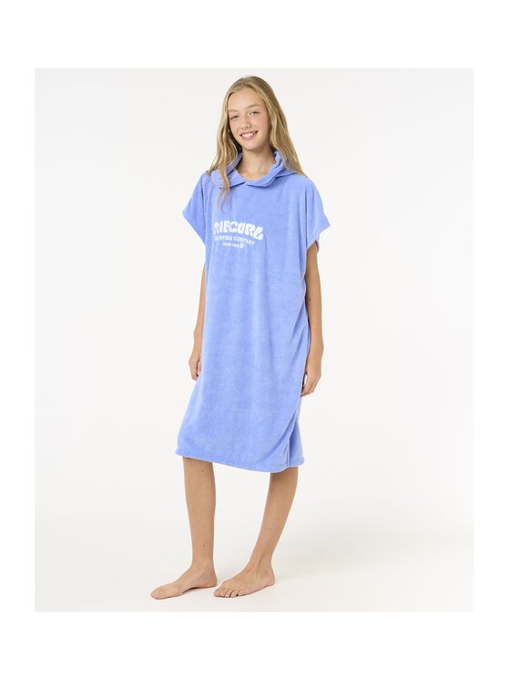 Rip Curl Rip Curl Ponczo Classic Surf Hooded Towel-Girl Niebieski