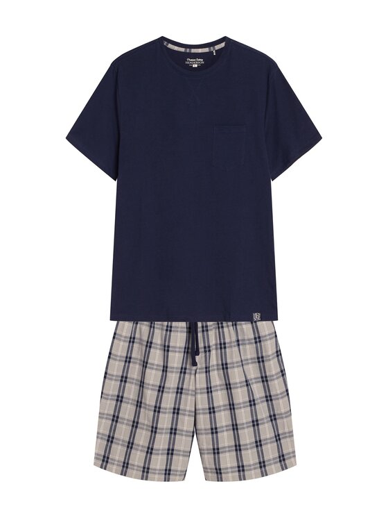 Henderson Henderson Piżama 42617 Granatowy Regular Fit