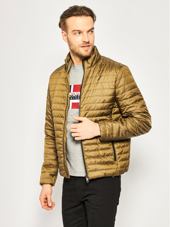 Geox Geacă din puf Wilmer M0223H T2606 F3215 Verde • Modivo.ro