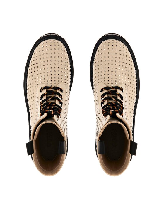 Guess Guess Schnürstiefeletten Joya FL7JYA PEL10 Beige