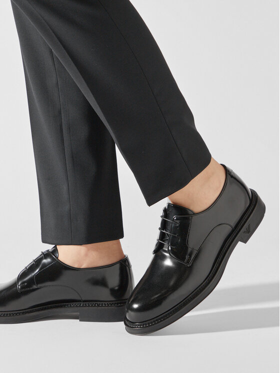 Emporio Armani Emporio Armani Nizki čevlji X4C653 XF740 00002 Črna