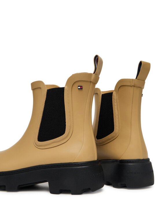 Tommy Hilfiger Tommy Hilfiger Gumijasti škornji Rubber Flag Cleated FW0FW08637 Rjava
