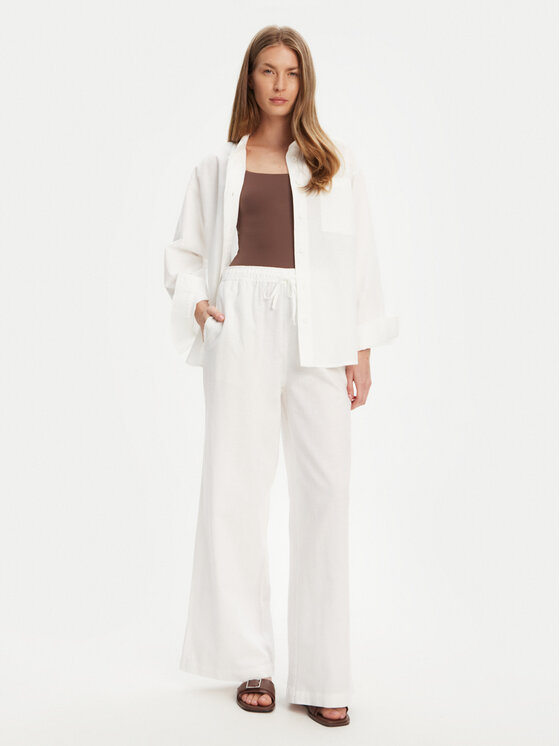 Mustang Mustang Särk Willow 1016575 Valge Relaxed Fit