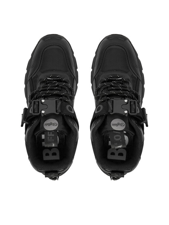 Buffalo Buffalo Laisvalaikio batai Lola lace Up Com Lo 1636503 Juoda