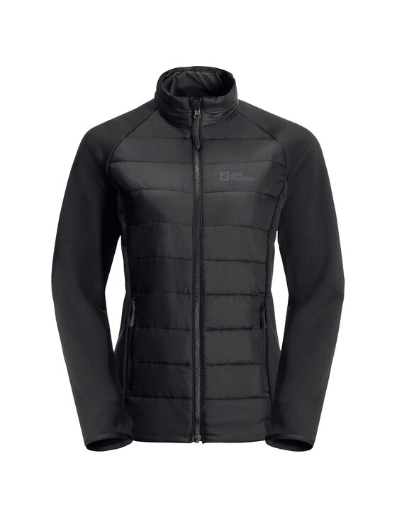 Jack Wolfskin Jack Wolfskin Kurtka przejściowa 1115601_6000 Czarny Regular Fit