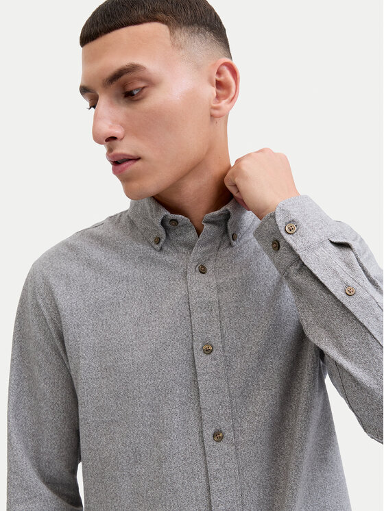 Jack & Jones Jack & Jones Hemd-Set Blubarkley 12294328 Grau Regular Fit