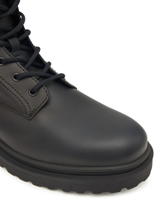 Tommy Jeans Tommy Jeans Trzewiki Tjm Lace Up Rubberized EM0EM01628 Czarny