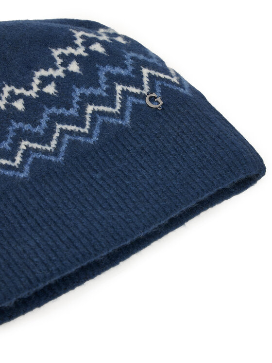 Guess Guess Kepurės ir šaliko komplektas W5PZ18 Z3LQ0 Tamsiai mėlyna