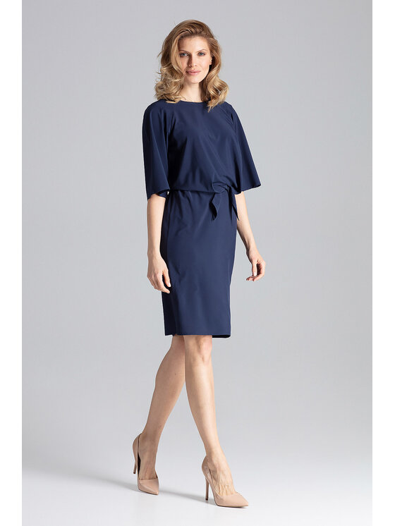 FIGL FIGL Vestito da giorno M656 Blu scuro Regular Fit