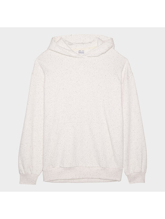 4F 4F Bluza 4FWAW24TSWSM1310 Biały Oversize