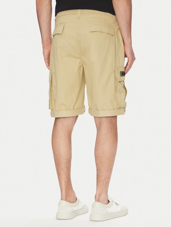 Aeronautica Militare Aeronautica Militare Pantaloncini di tessuto 251BE250CT3501 Beige Regular Fit