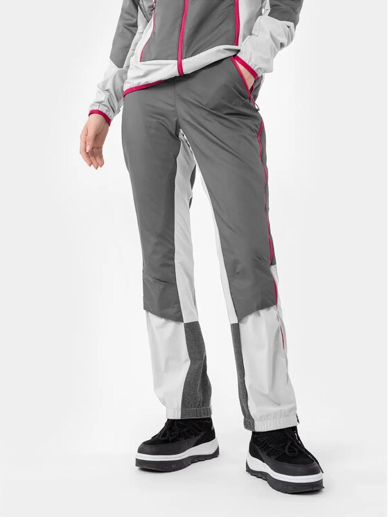 4F 4F Pantaloni da sci H4Z22SPDTR063-22S Nero Regular Fit