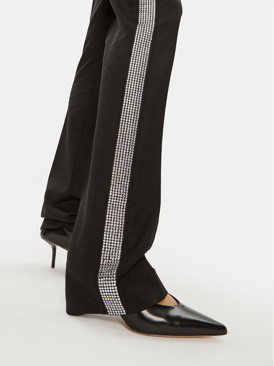 PINKO Pinko Riidest püksid Perle 102837 A1JT Must Regular Fit