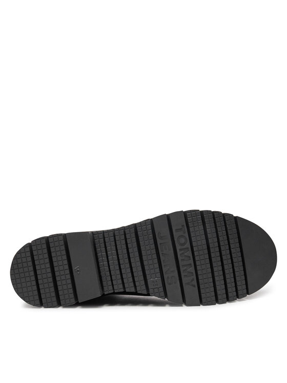 Tommy Jeans Tommy Jeans Kotníková obuv s elastickým prvkem Chelsea EN0EN02626 Černá