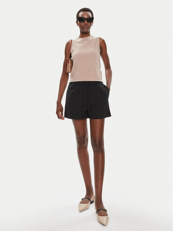 Brave Soul Brave Soul Шорти з тканини LSRT-548ORCHIDBL Чорний Straight Fit