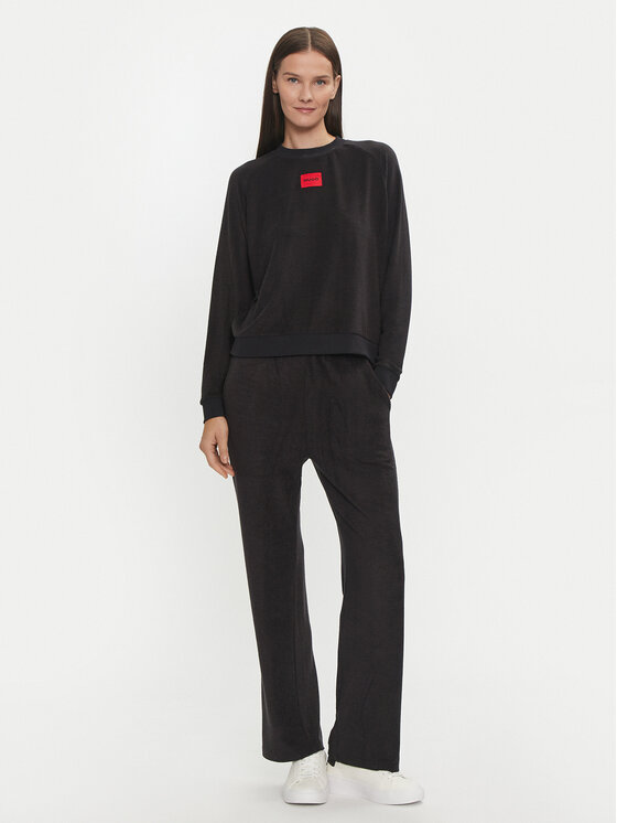 HUGO Hugo Pantaloni pijama Snoozie 50523406 Negru Regular Fit