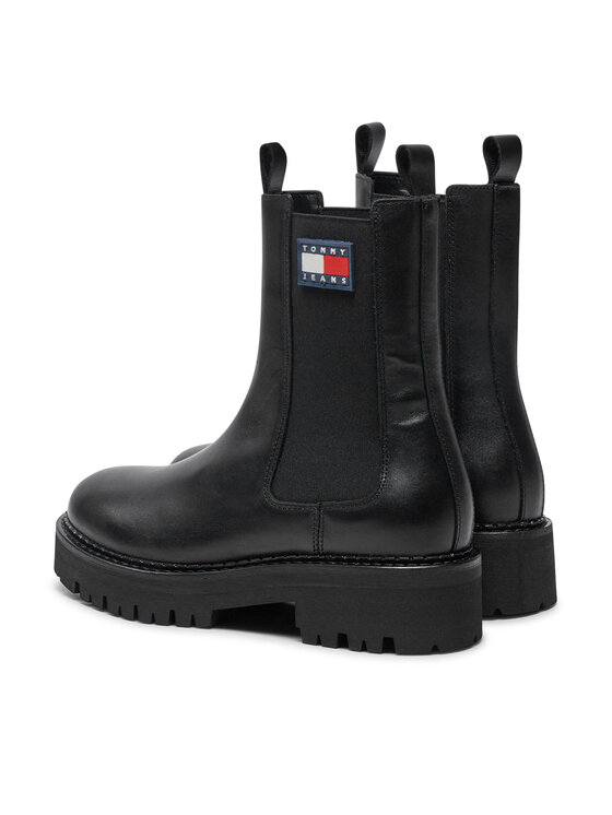 Tommy Jeans Tommy Jeans Μποτάκια με λάστιχο Urban Chelsea EN0EN02629 Μαύρο