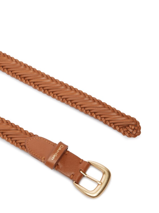 Calvin Klein Calvin Klein Curea de Damă Braided Logo Buckle 25Mm LV04F7087G Maro