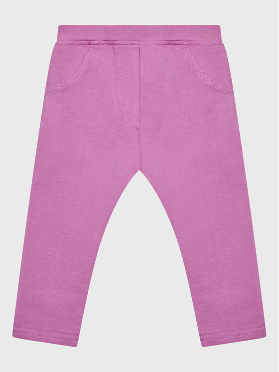 United Colors Of Benetton Colanți 4T32GE00M Roz Slim Fit