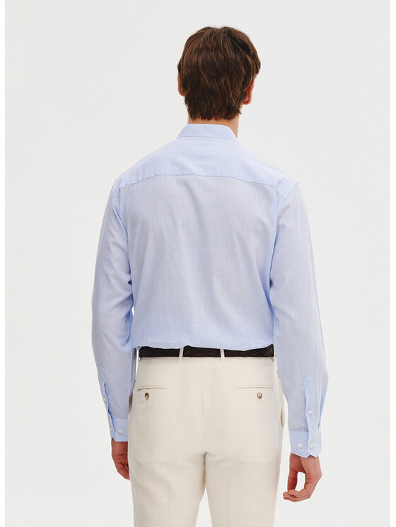 Pako Lorente Pako Lorente Koszula P25SF-1X-033 Niebieski Regular Fit