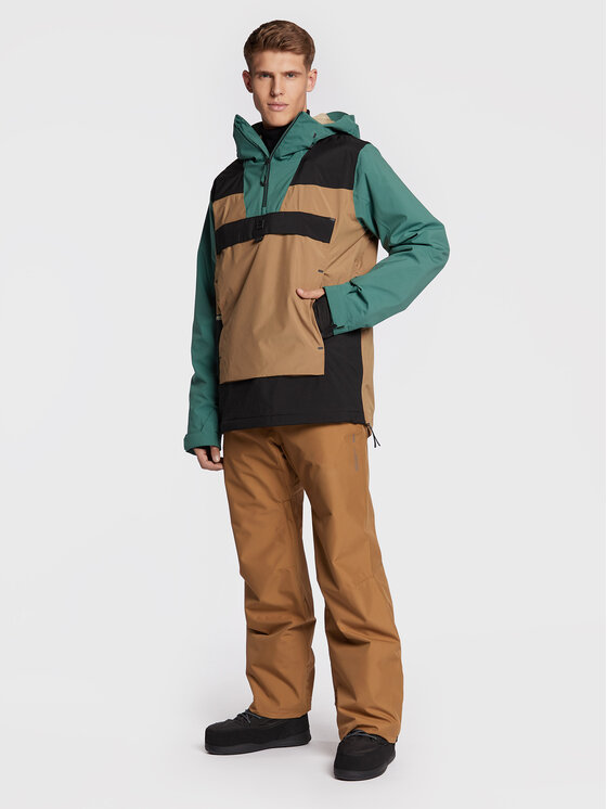 Giacca da snowboard Quest F6JM21 BIF2 Marrone