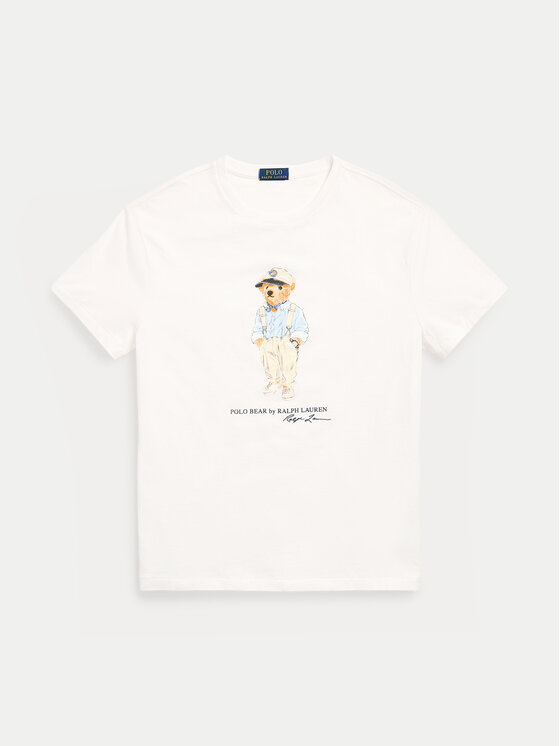 Polo Ralph Lauren Polo Ralph Lauren T-Shirt 710854497037 Bílá Regular Fit