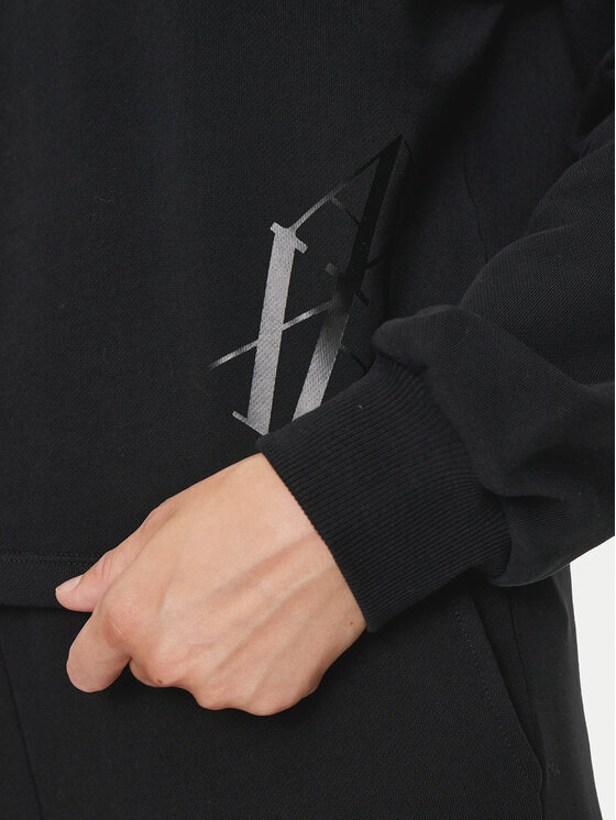 Armani Exchange Armani Exchange Felpa 6DYM81 YJFZZ 42AQ Nero Regular Fit