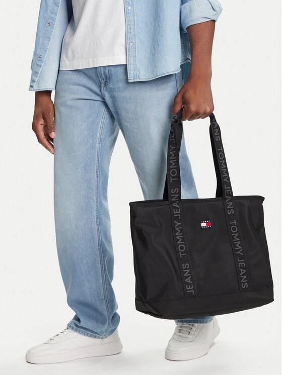 Tommy Jeans Tommy Jeans Torbica Tjw Daily Tote AW0AW17567 Crna