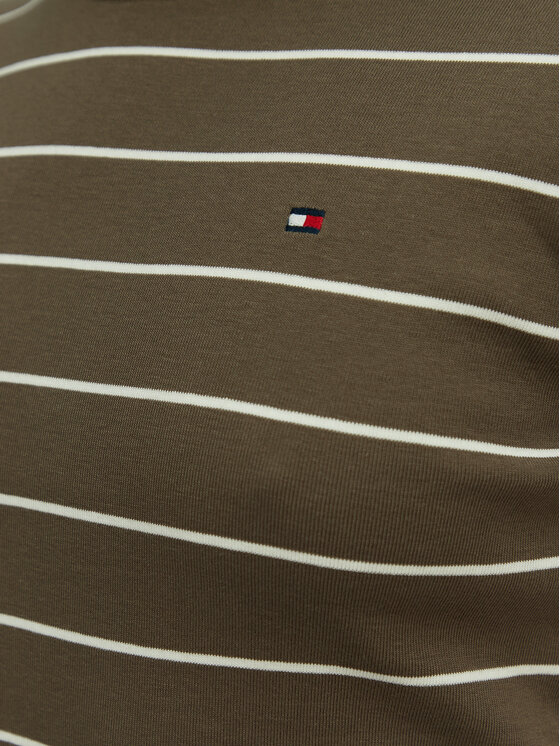 Tommy Hilfiger Tommy Hilfiger Тишърт New Cody WW0WW40587 Кафяв Slim Fit