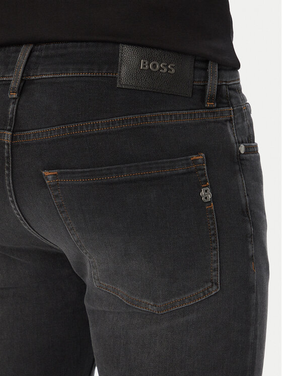 BOSS BOSS Jeans hlače H-Delaware 50564384 Črna Slim Fit