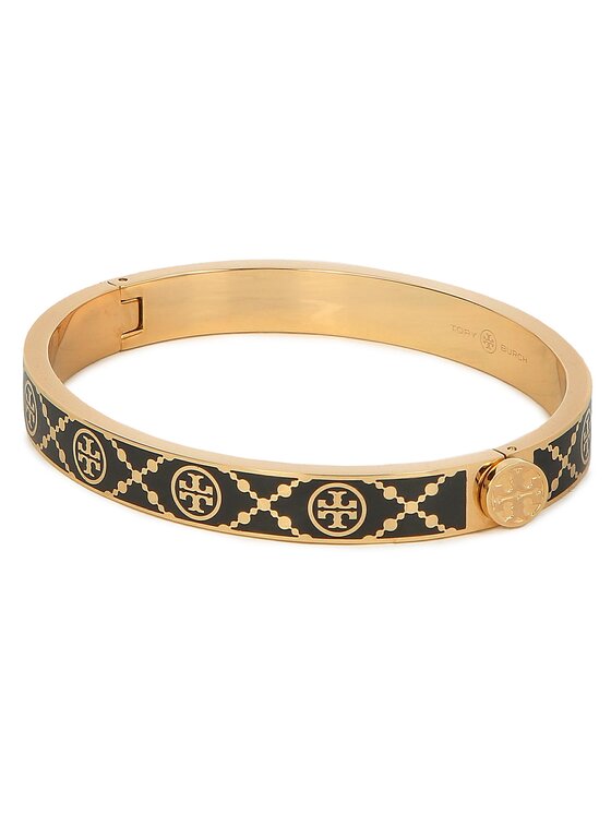 Brățară Tory Burch T Monogram Hinge Bracelet 150568 Negru