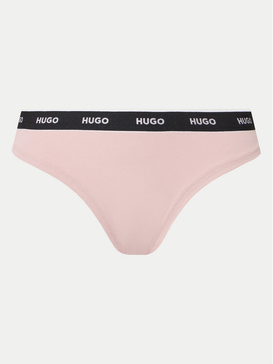 HUGO Hugo Sada 3 kusů string kalhotek 50480150 Barevná