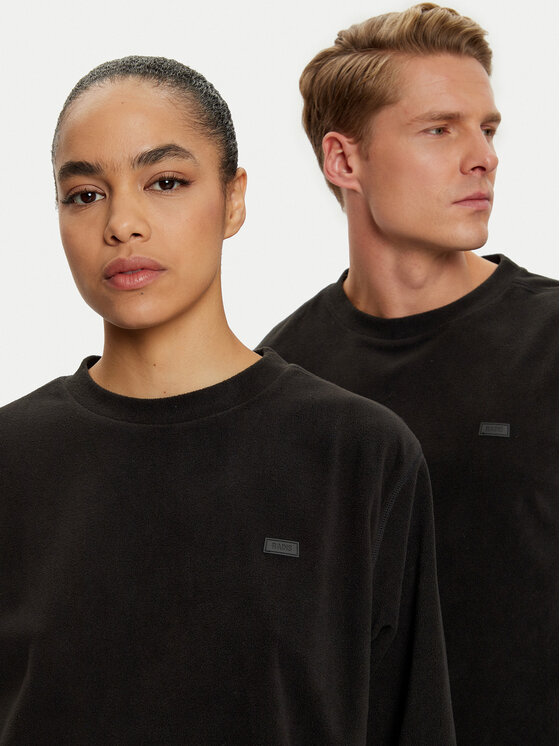 Rains Rains Μπλούζα 21550 Μαύρο Regular Fit