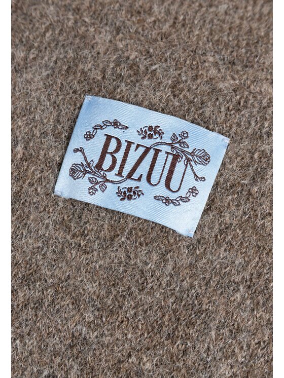 BIZUU BIZUU Kardigan EMBY MOHER SWEATER Brązowy Standard Fit