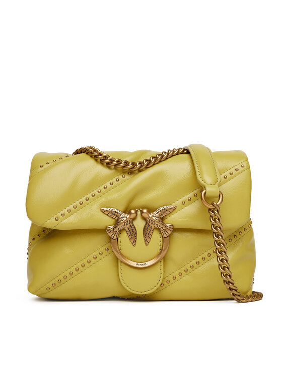 Geantă PINKO Love Puff Mini Cl PE 25 PLTT 100039 A26T Verde