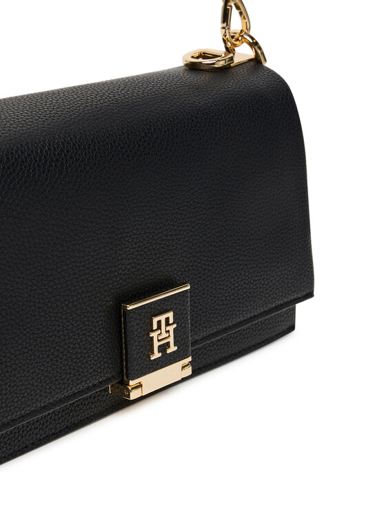 Tommy Hilfiger Tommy Hilfiger Ročna torba Her Med Crossover AW0AW17726 Črna