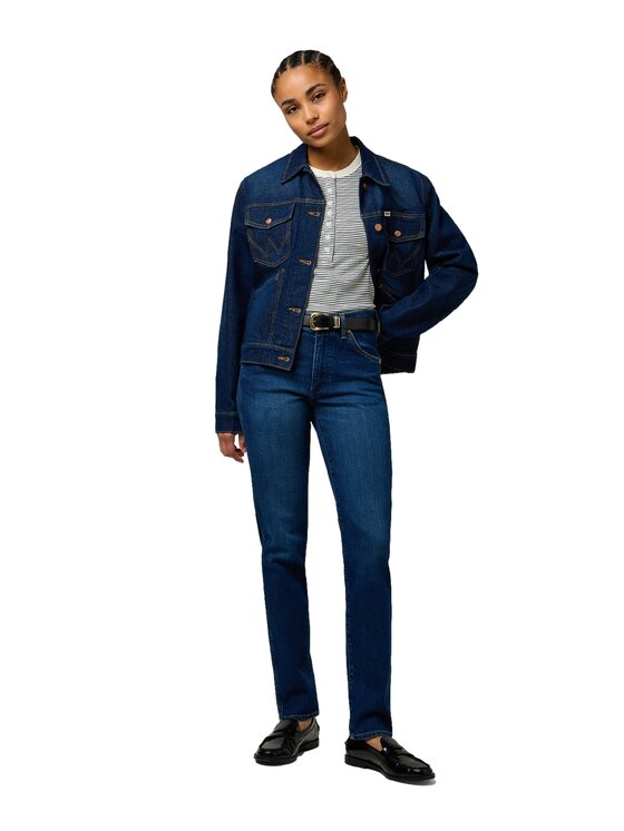 Wrangler Wrangler T-shirt 112370742 Blu Regular Fit