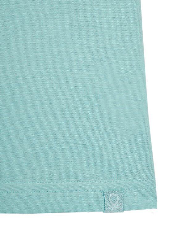 United Colors Of Benetton United Colors Of Benetton Majica 3I1XC109W Modra Regular Fit